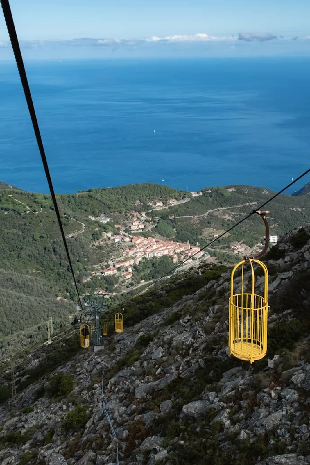 Foto Elba Seilbahn Korb