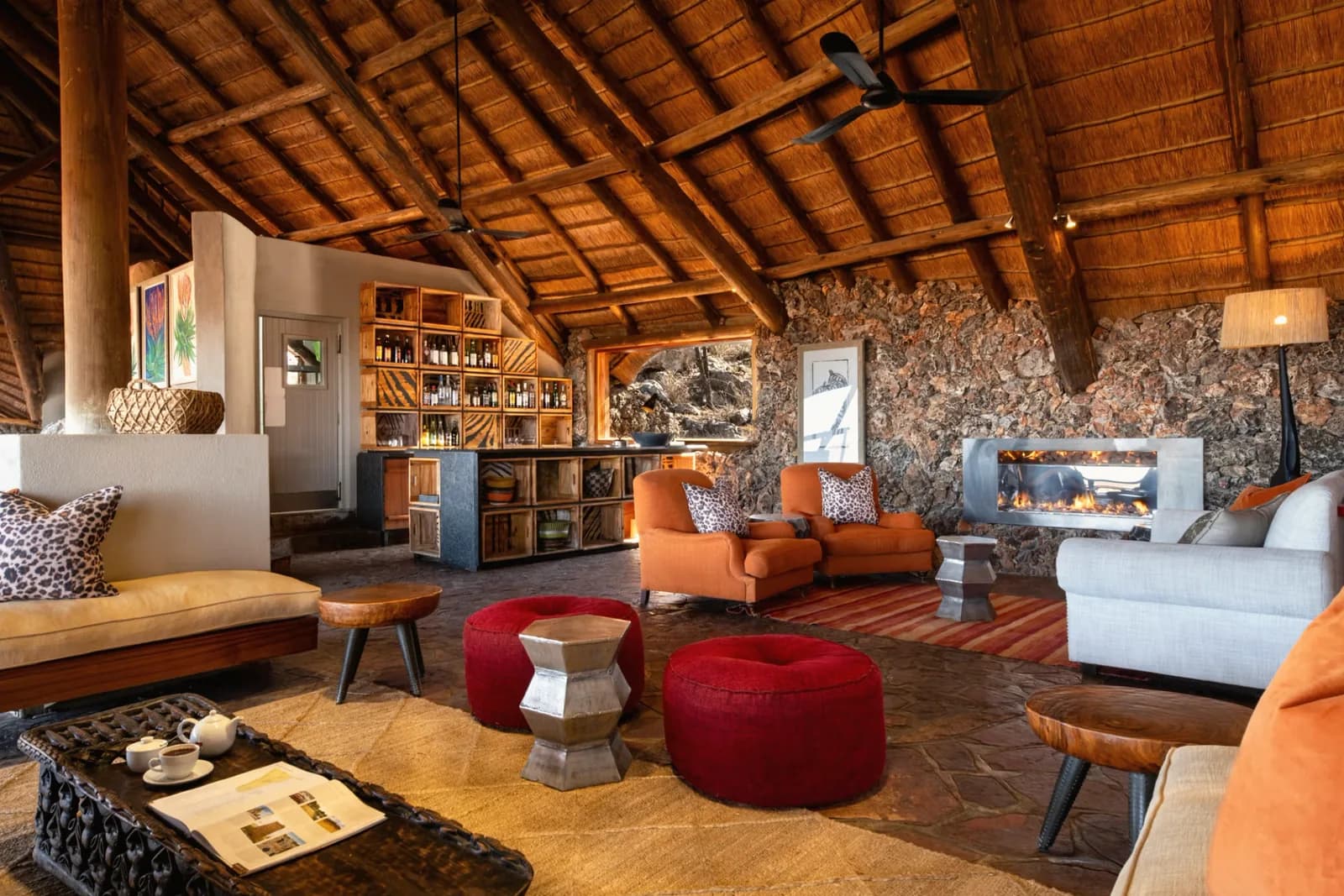 Ongava Lodge Etosha Lobby und Bar – Namibia