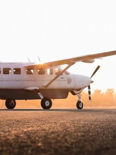 Cessna 208 von Wilderness Air auf der Piste