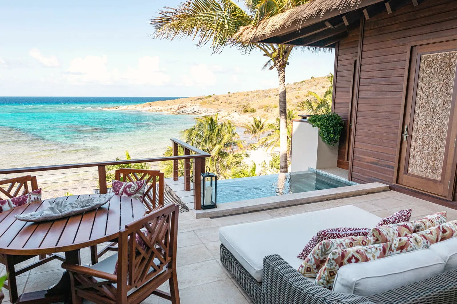 Terrasse mit Pool – Necker Island