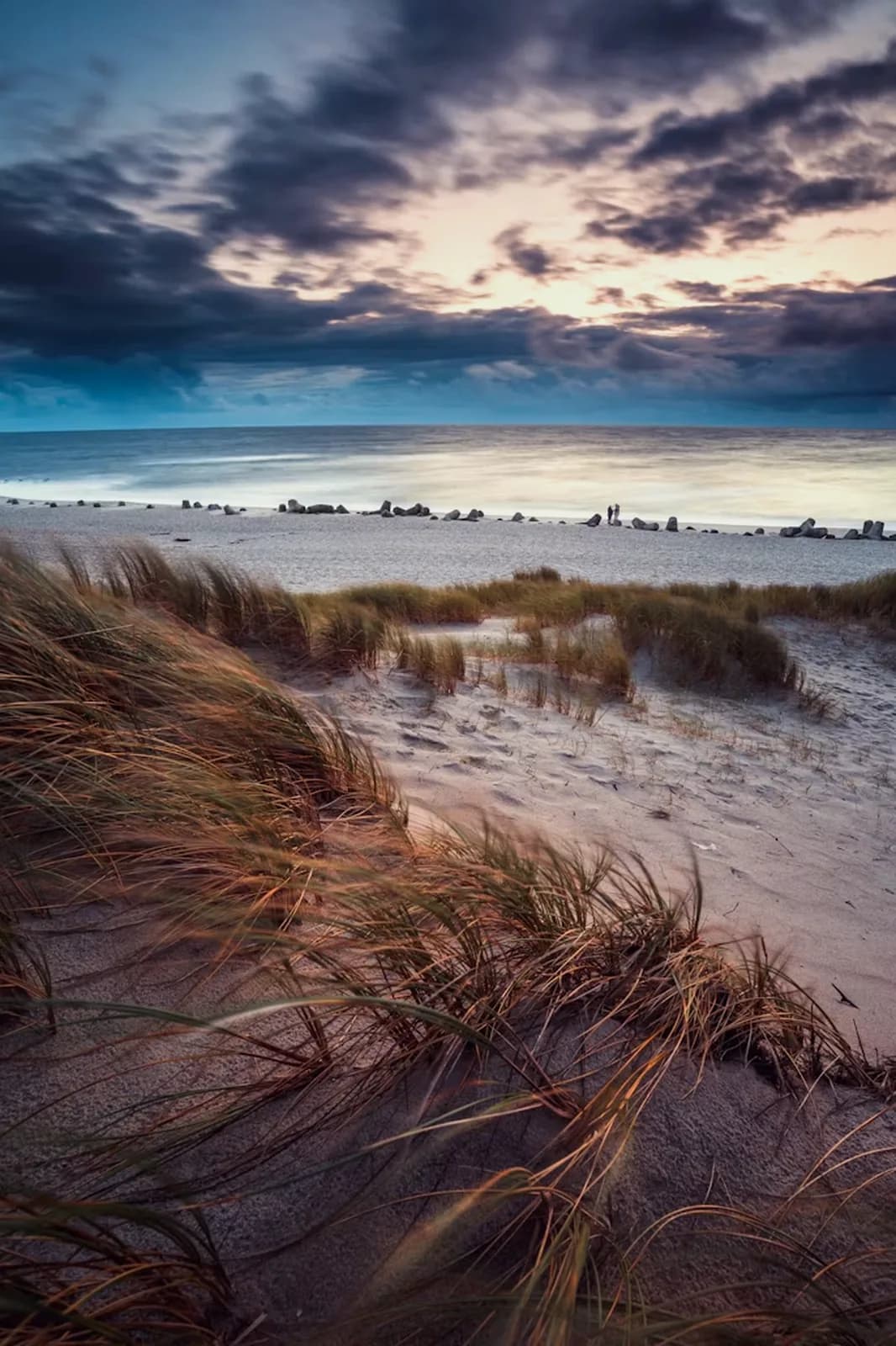 Düne Abenddämmerung Strand – Sylt