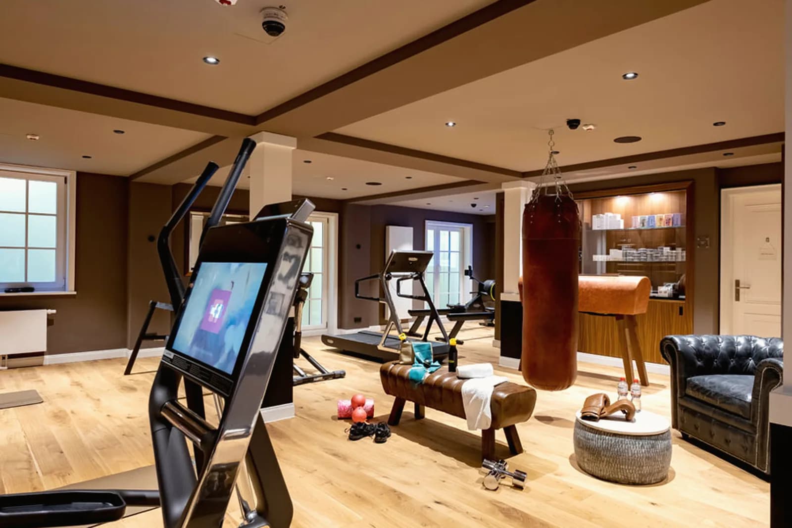 Fitnessbereich im Landhaus Stricker