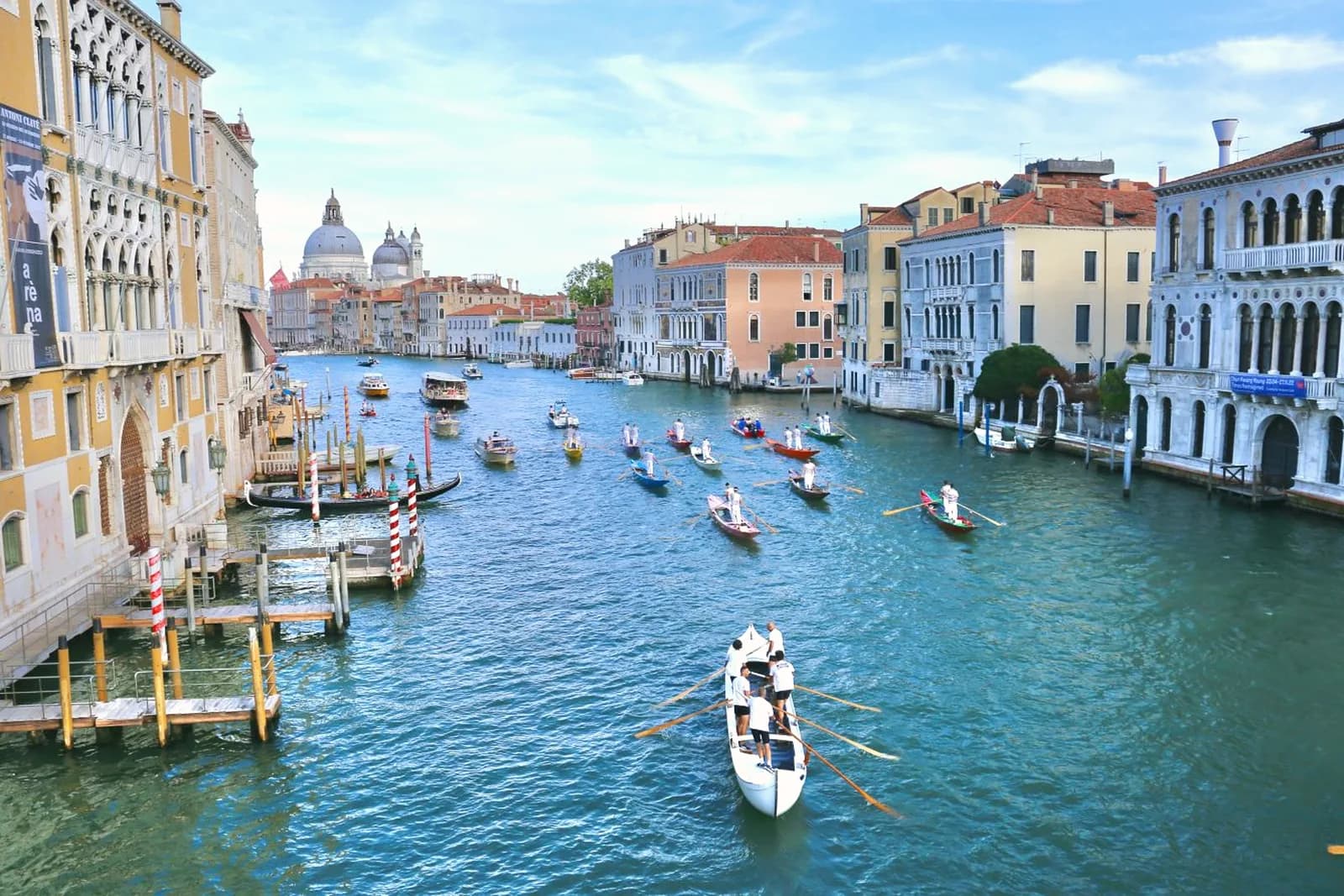 Venedig vom Wasser aus Blick auf Markusplatz