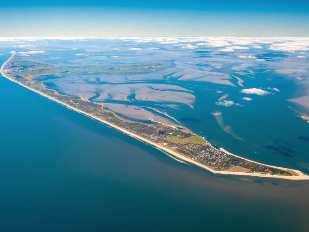 Die Insel Sylt aus der Vogelperspektive