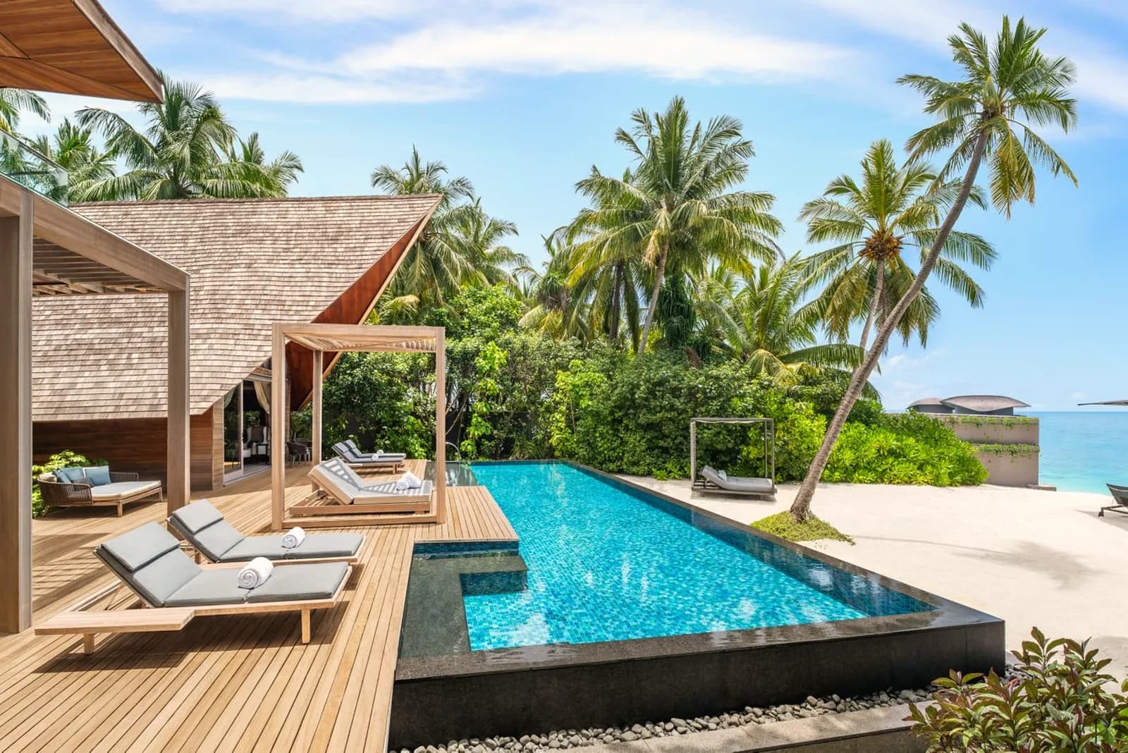St. Regis Vommuli Pool und Meer – Malediven